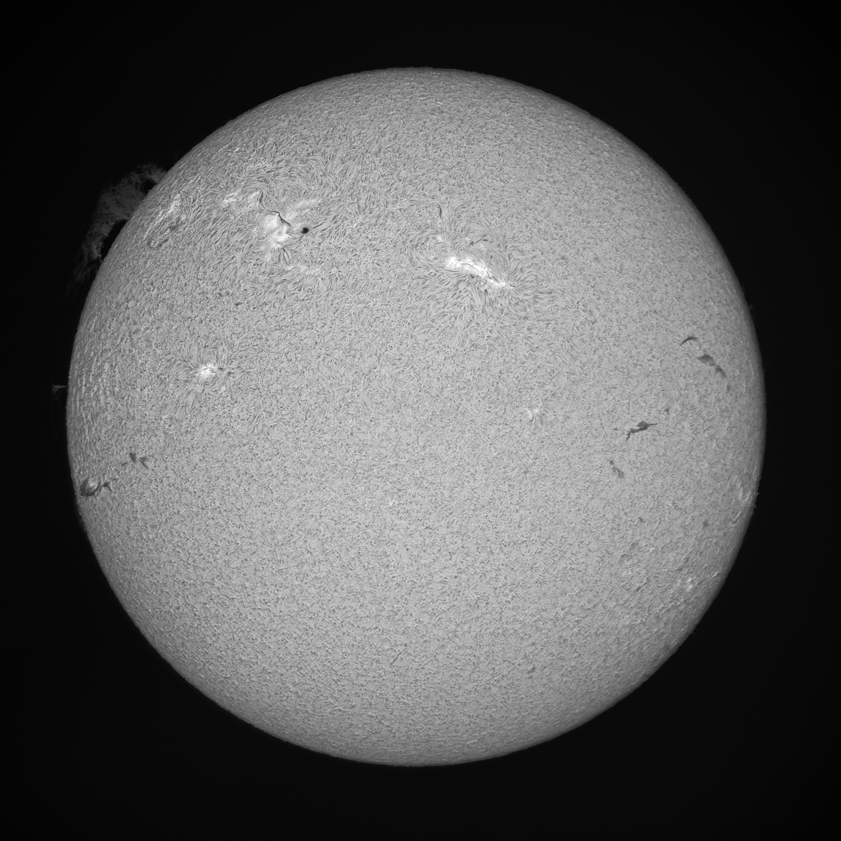 solar disk exposure