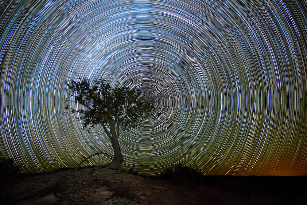 1.5 hours star trails