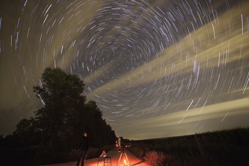 Star trails Cory