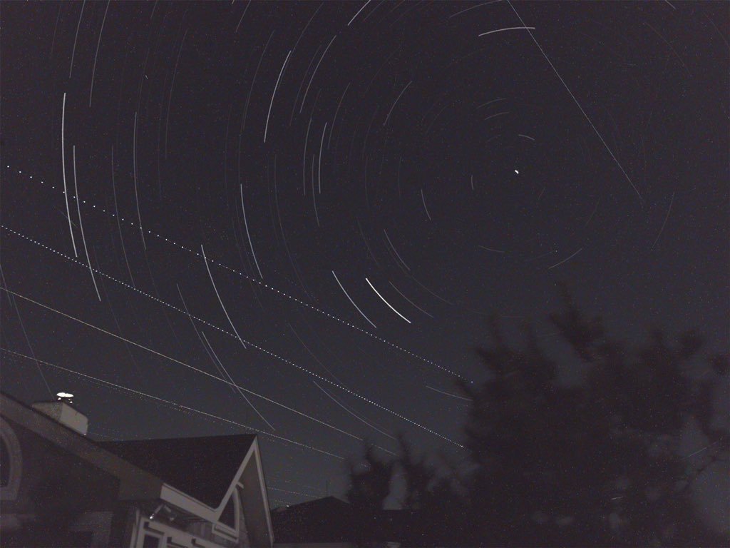 Star Trails by Christopher Becke