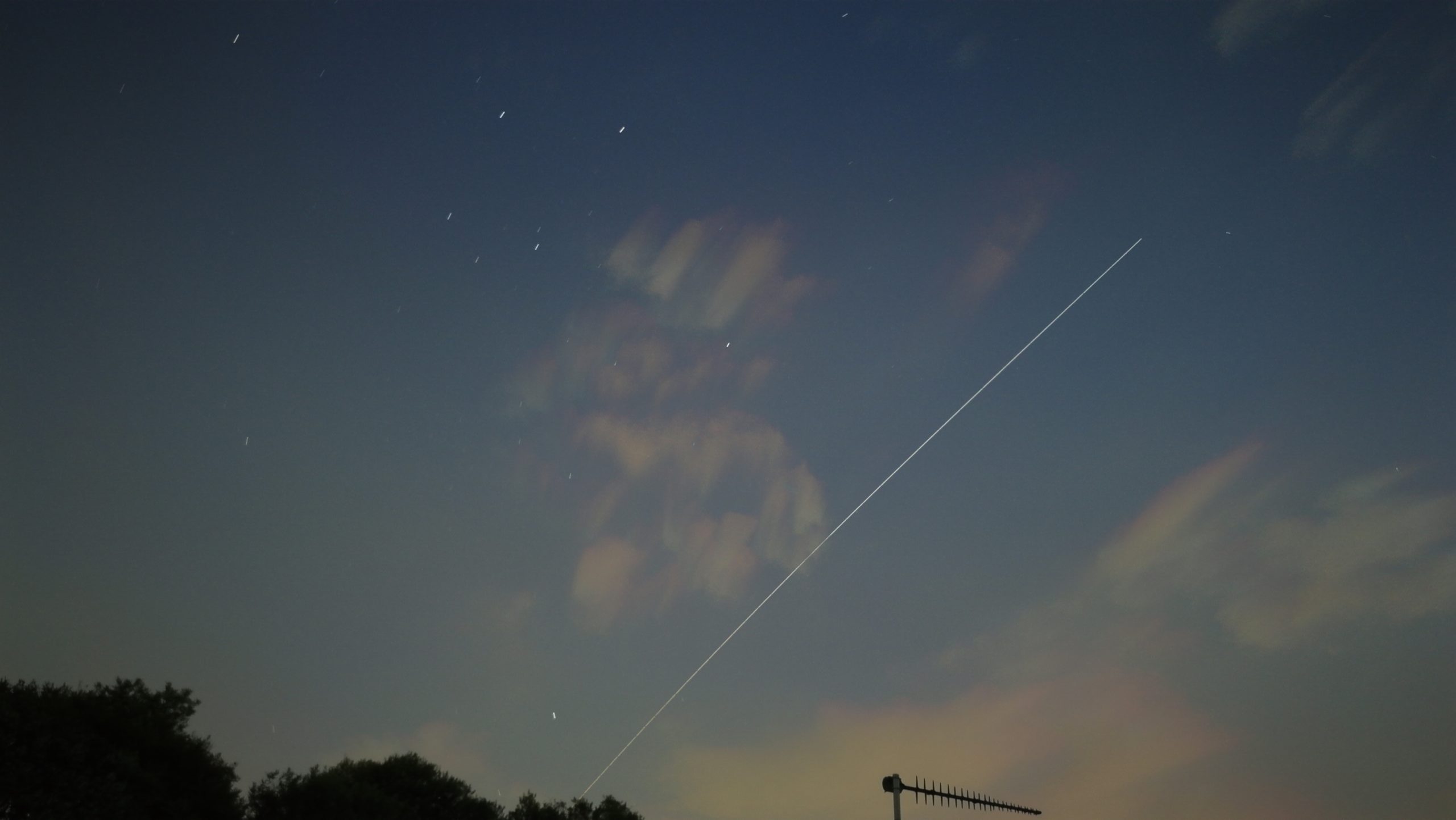 ISS pass with Huawei Mate 8