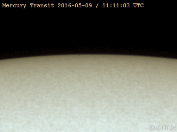 Christian Fröschlin Mercury Transit Animation