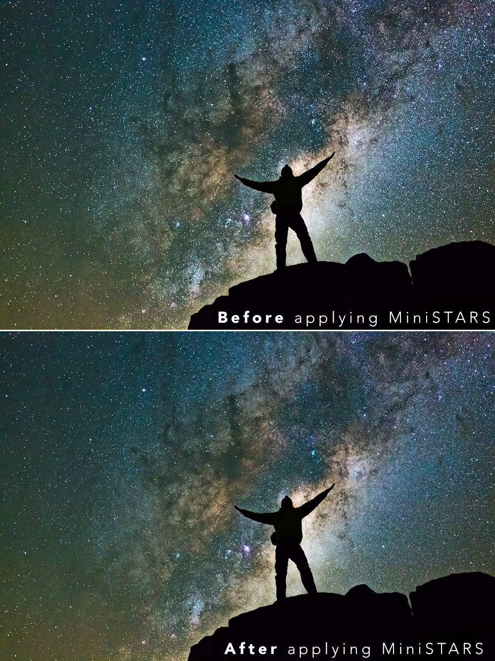 Before and After MiniSTARS
