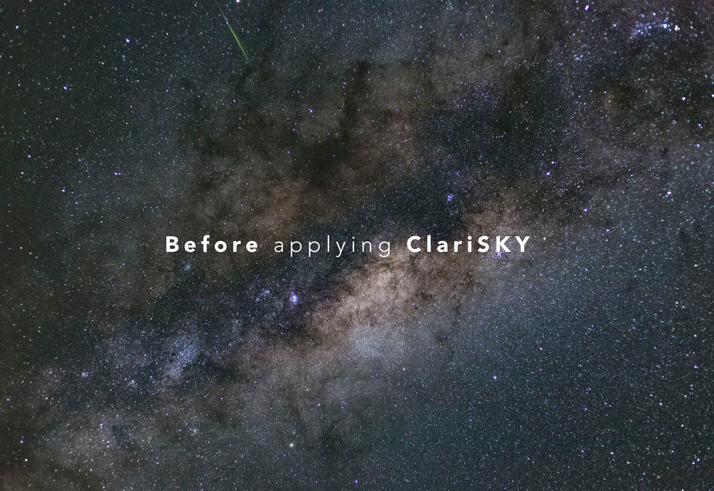 ClariSKY before and after