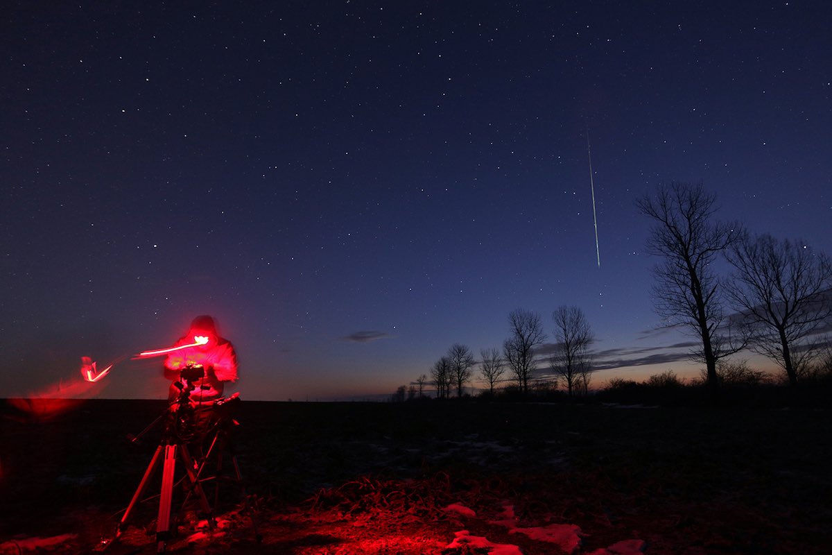 Alex Conu geminid meteor