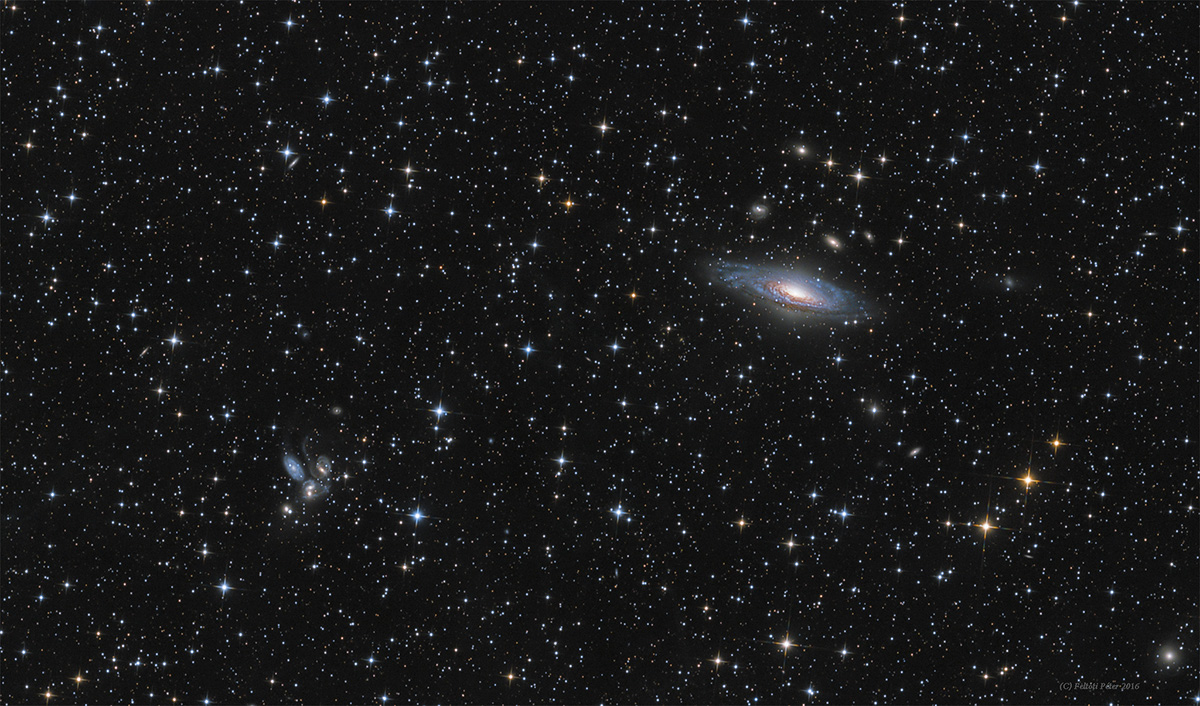 Peter Feltoti NGC 7331 and Stephan’s quintet