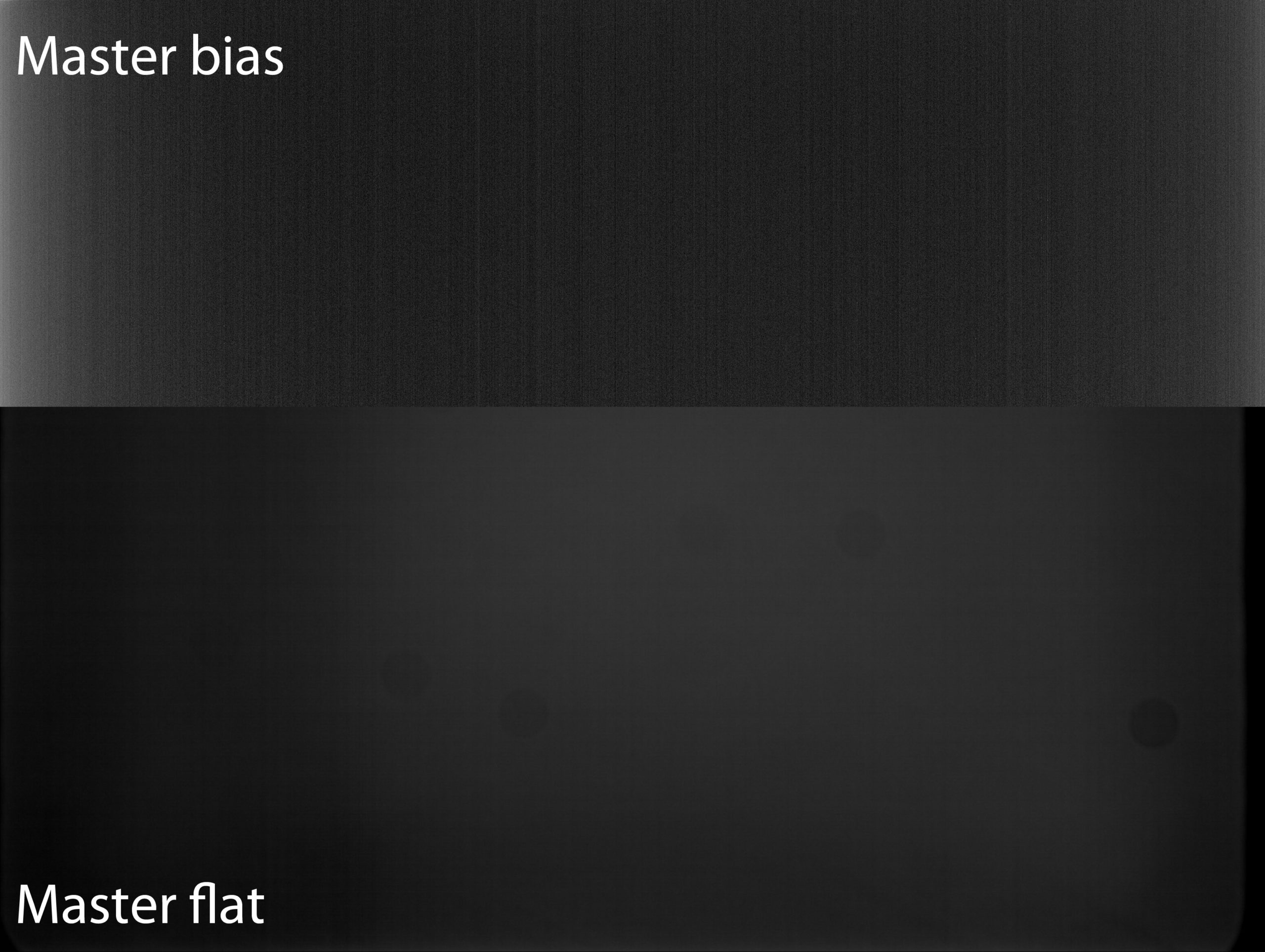 Master bias and flat